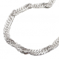 Preview: Kette 3,3mm Singapurkette diamantiert Silber 925 50cm