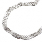 Preview: Kette 3,3mm Singapurkette diamantiert Silber 925 50cm