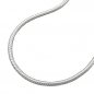 Preview: Kette 1,3mm runde Schlangekette Silber 925 36cm