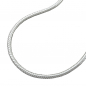 Preview: Kette 1,3mm runde Schlangenkette Silber 925 40cm