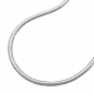 Preview: Kette 1,3mm runde Schlangekette Silber 925 36cm