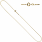 Preview: Venezianerkette 585 Gelbgold 1,5 mm 50 cm Gold Kette Halskette Goldkette