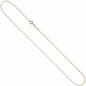 Preview: Venezianerkette 585 Gelbgold 1,5 mm 50 cm Gold Kette Halskette Goldkette