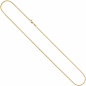 Preview: Erbskette 333 Gelbgold 2,5 mm 50 cm Gold Kette Halskette Goldkette Karabiner