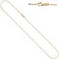 Preview: Ankerkette 585 Gelbgold diamantiert 1,6 mm 40 cm Gold Kette Halskette Goldkette