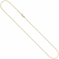 Preview: Ankerkette 585 Gelbgold diamantiert 1,6 mm 40 cm Gold Kette Halskette Goldkette