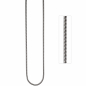 Preview: Schlangenkette 925 Silber 3,1 mm 45 cm Halskette Kette Silberkette Karabiner