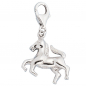 Preview: Einhänger Charm Pferd 925 Sterling Silber rhodiniert