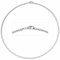 Preview: Halsreif 925 Sterling Silber 2,8 mm 45 cm Kette Halskette Silberhalsreif