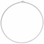 Preview: Halsreif 925 Sterling Silber 2,8 mm 45 cm Kette Halskette Silberhalsreif