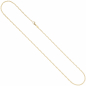 Preview: Weit-Ankerkette 585 Gelbgold 2 mm 50 cm Karabiner Gold Kette Halskette Goldkette