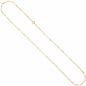 Preview: Singapurkette 333 Gelbgold 1,8 mm 45 cm Gold Kette Halskette Goldkette Federring