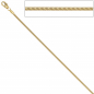 Preview: Schlangenkette 333 Gelbgold 1,6 mm 45 cm Karabiner Gold Kette Goldkette