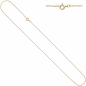 Preview: Ankerkette 585 Gelbgold diamantiert 1,6 mm 50 cm Gold Kette Halskette Goldkette