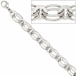 Preview: Armband 925 Sterling Silber rhodiniert 19 cm Silberarmband Karabiner