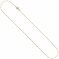 Preview: Panzerkette 333 Gelbgold 1,3 mm 40 cm Gold Kette Halskette Goldkette Federring