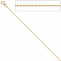 Preview: Ankerkette 333 Gelbgold 1,2 mm 42 cm Gold Kette Halskette Goldkette Federring