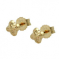 Preview: Stecker 4mm Stern mit Muster 9Kt GOLD