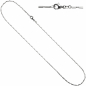 Preview: Gliederkette 925 Silber 1,4 mm 50 cm Halskette Kette Silberkette Karabiner