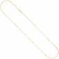 Preview: Criss-Cross Kette 333 Gelbgold 1,3 mm 40 cm Gold Halskette Goldkette Karabiner