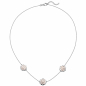 Preview: Collier Halskette 925 Sterling Silber bicolor vergoldet Kette Silberkette