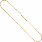 Preview: Schlangenkette aus 585 Gelbgold 1,9 mm 50 cm Gold Kette Halskette Goldkette