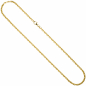 Preview: Ankerkette 333 Gold Gelbgold diamantiert 3 mm 50 cm Kette Halskette Goldkette