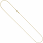 Preview: Venezianerkette 925 Sterling Silber gold vergoldet 0,9 mm 42 cm Kette Halskette