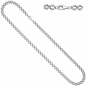 Preview: Halskette Kette 925 Sterling Silber 55 cm Silberkette Karabiner