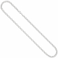 Preview: Panzerkette 925 Sterling Silber 60 cm Kette Halskette Silberkette Karabiner