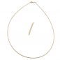 Preview: Kette 0,8mm Rundkette 9Kt GOLD 45cm