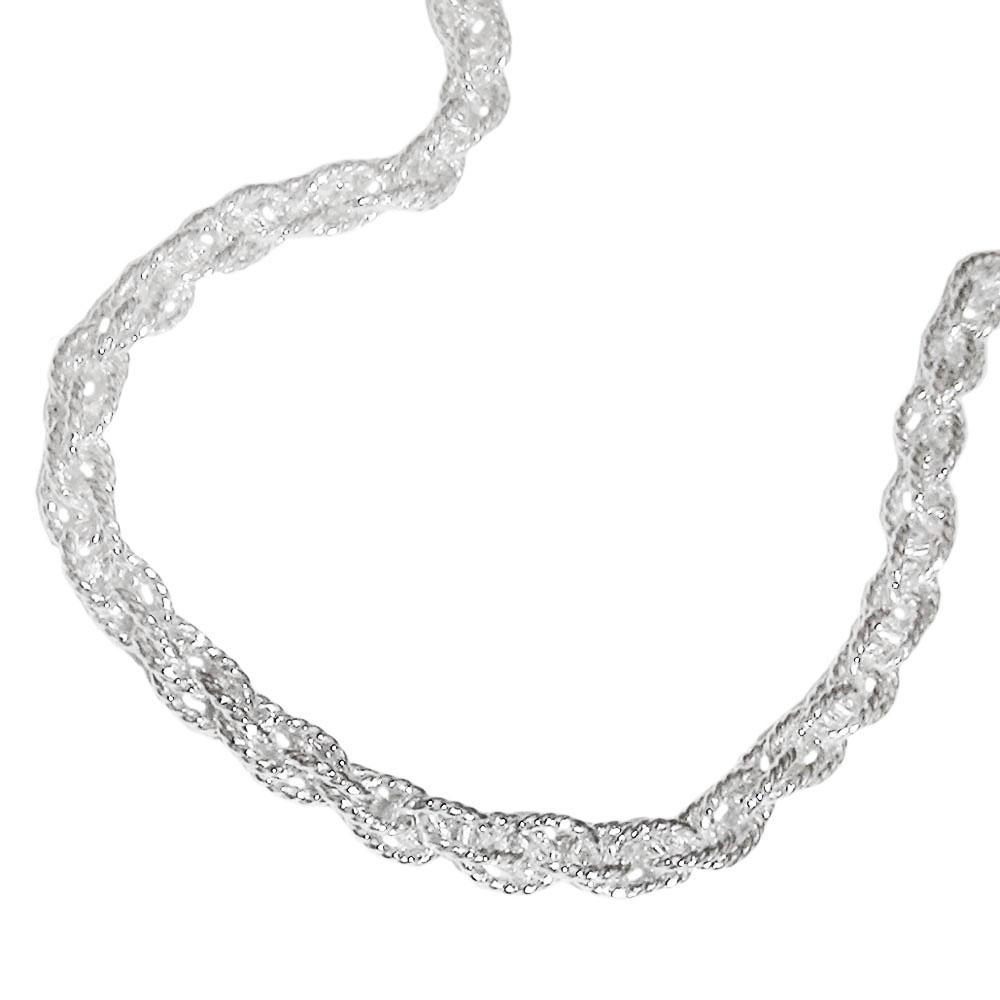 Kette 3mm Doppelankerkette Silber 925 42cm