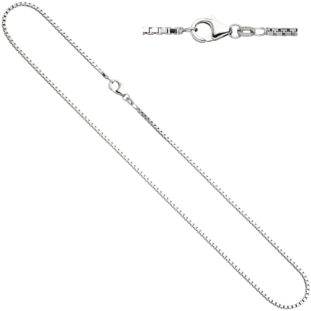 Venezianerkette 925 Silber 1,8 mm 60 cm Halskette Kette Silberkette Karabiner