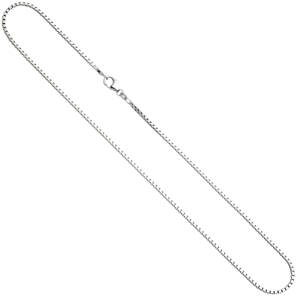 Venezianerkette 925 Silber 1,8 mm 60 cm Halskette Kette Silberkette Karabiner