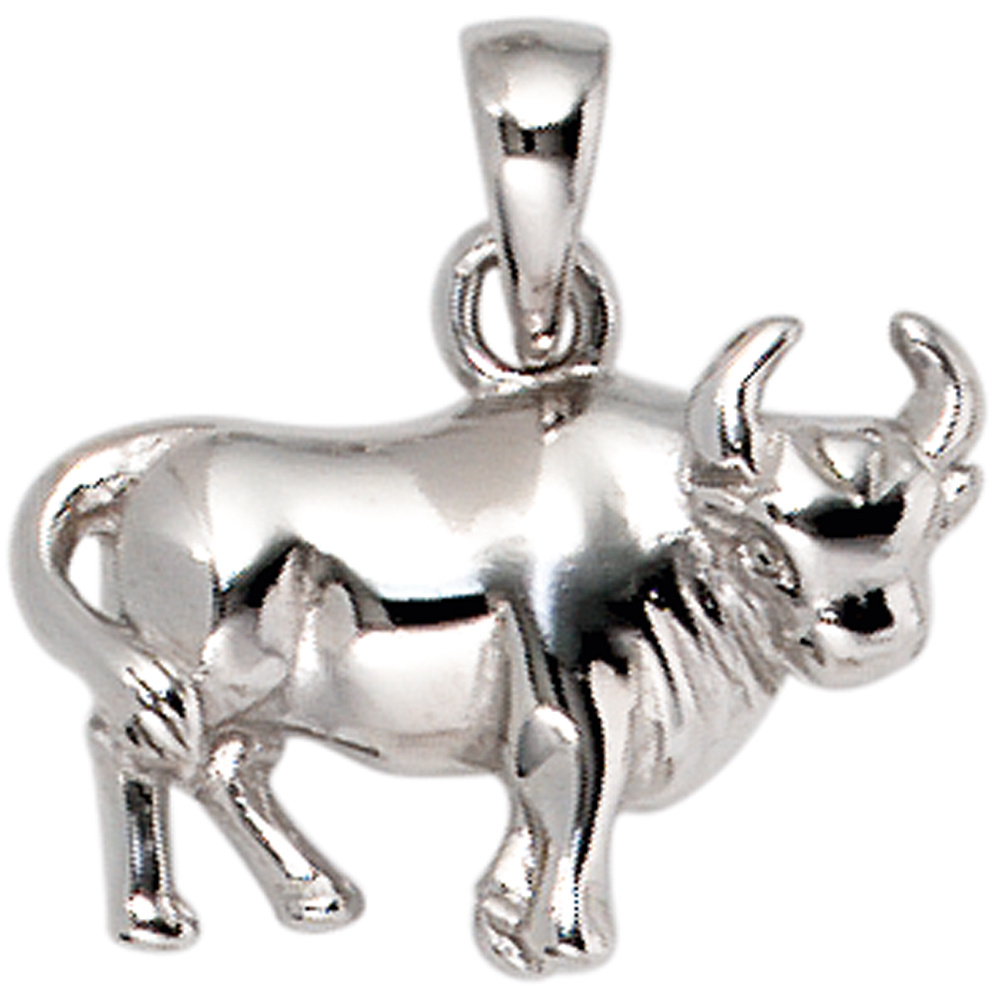 Anhänger Sternzeichen Stier 925 Sterling Silber Sternzeichenanhänger