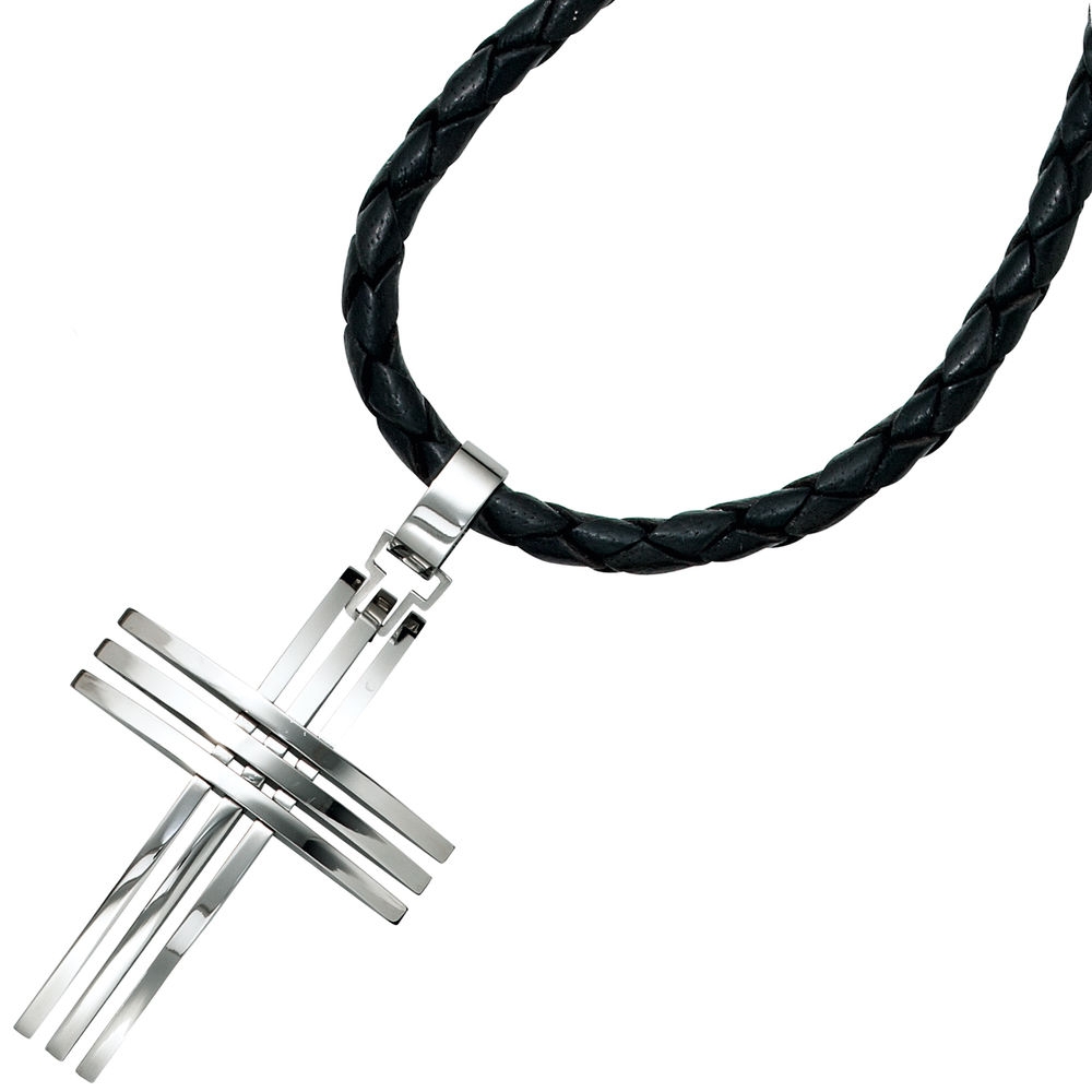 Anhänger Kreuz Edelstahl Kreuzanhänger Edelstahlkreuz