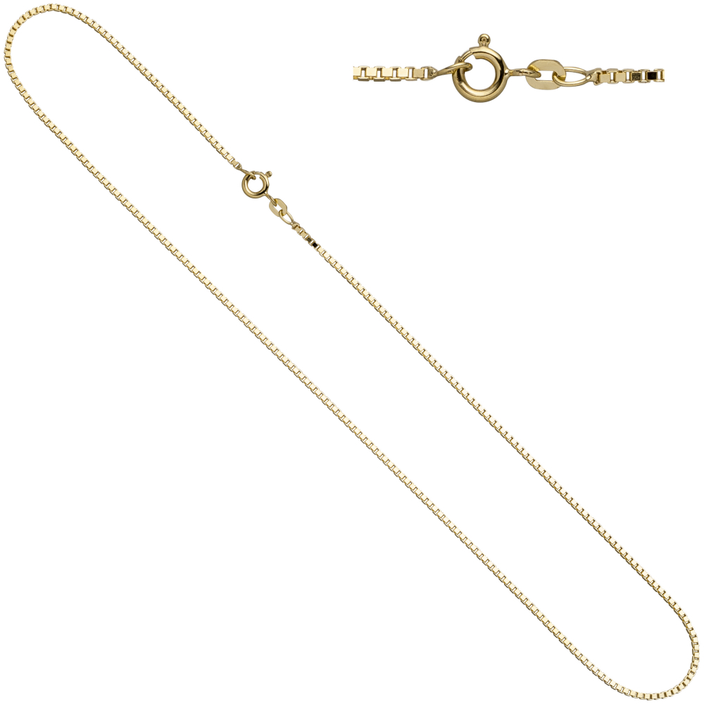 Venezianerkette 333 Gelbgold 1,0 mm 40 cm Gold Kette Halskette Goldkette