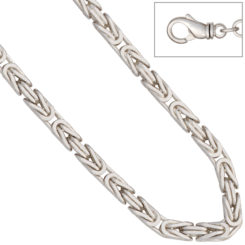 Königskette 925 Sterling Silber 5,9 mm 60 cm Halskette Kette Silberkette