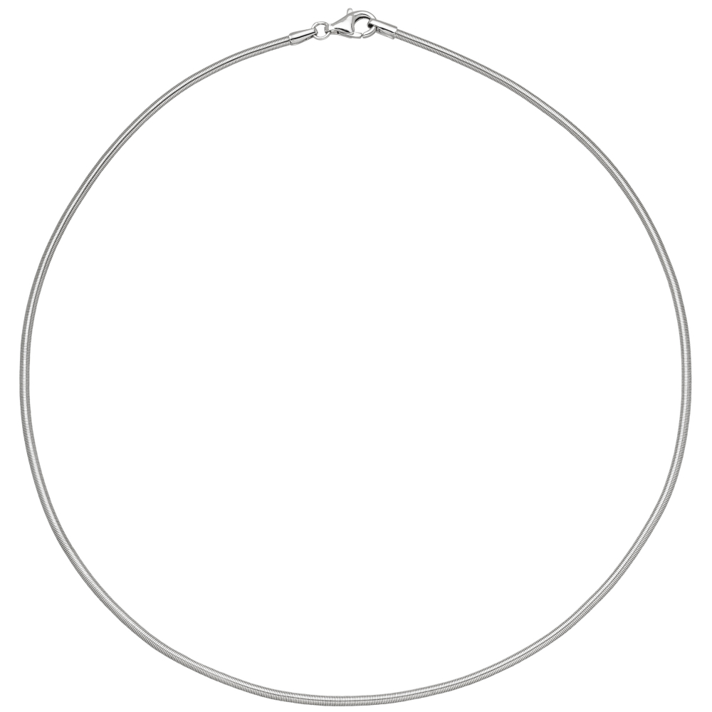 Halsreif 925 Sterling Silber 2 mm 42 cm Kette Halskette Silberhalsreif