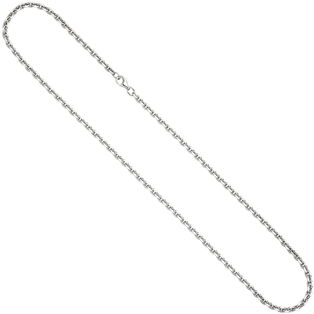 Ankerkette 925 Silber diamantiert 3,9 mm 55 cm Kette Halskette Silberkette