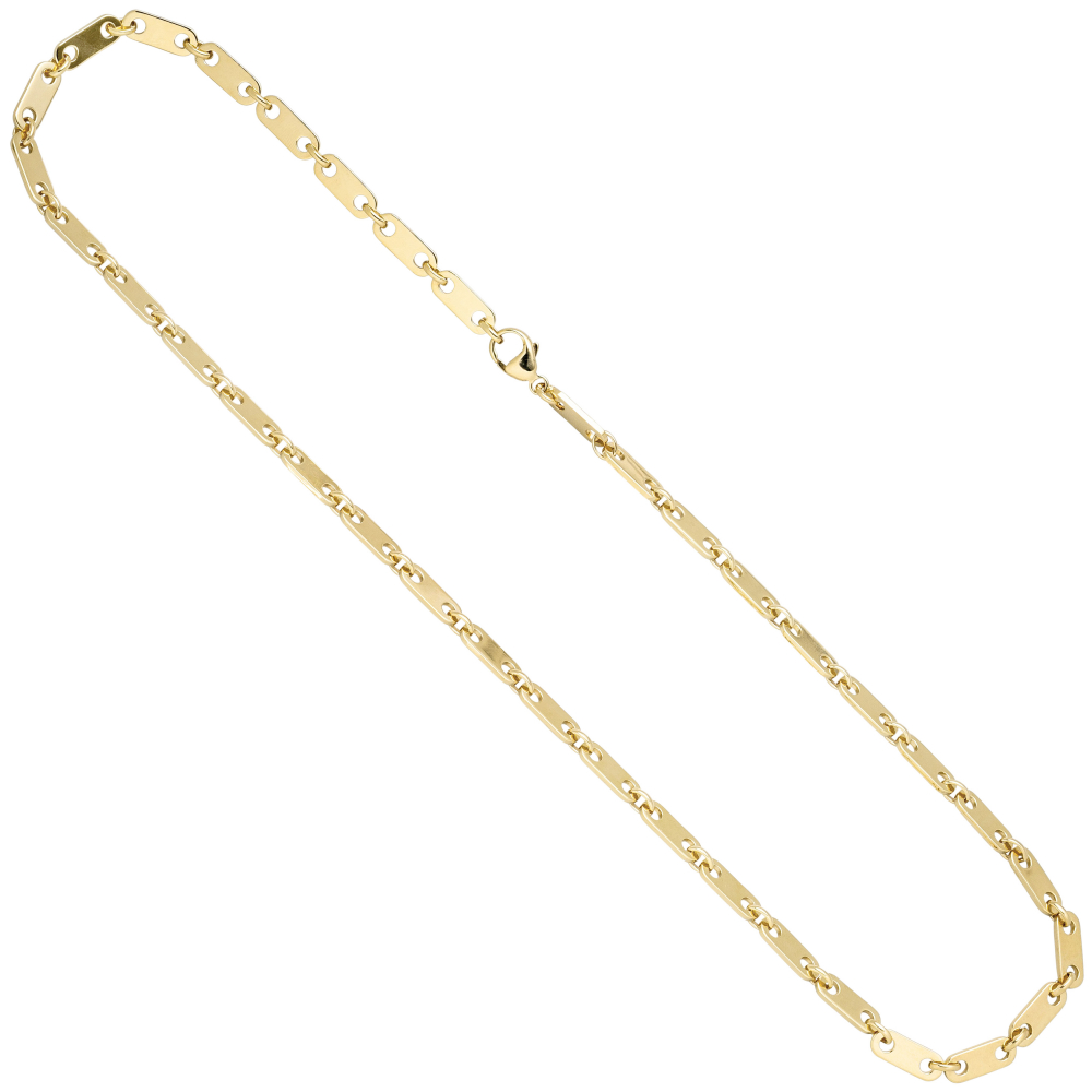 Halskette Kette 585 Gold Gelbgold 50 cm Goldkette Karabiner