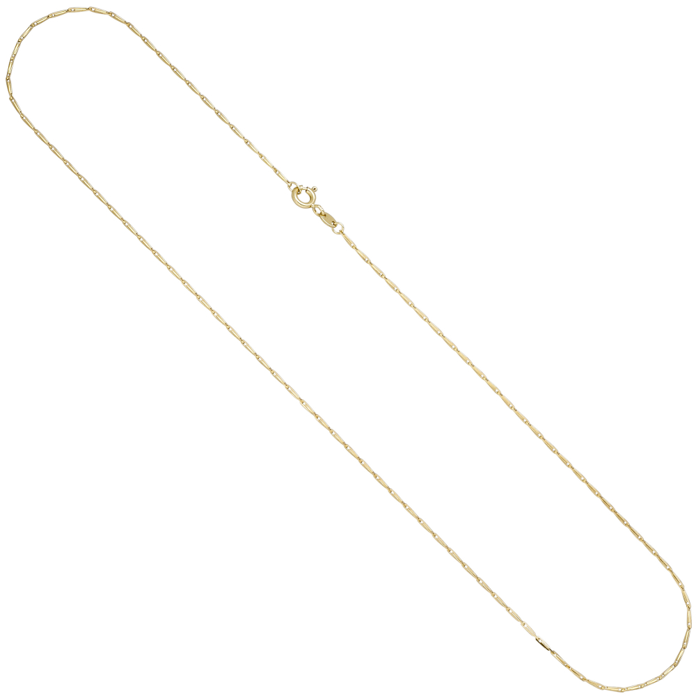 Haferkornkette 585 Gold Gelbgold 1,2 mm 45 cm Kette Halskette Goldkette