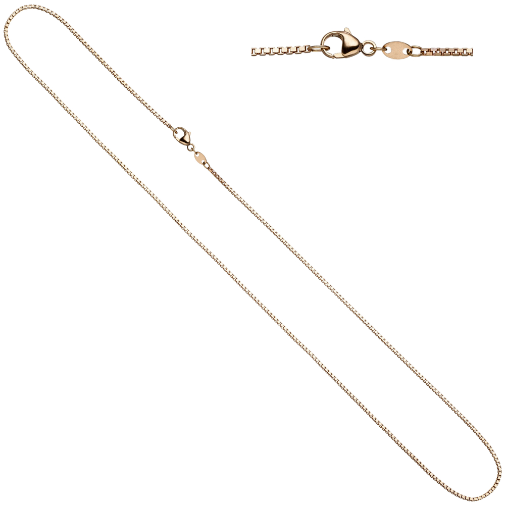 Venezianerkette 585 Gold Rotgold 1,2 mm 45 cm Kette Halskette Rotgoldkette