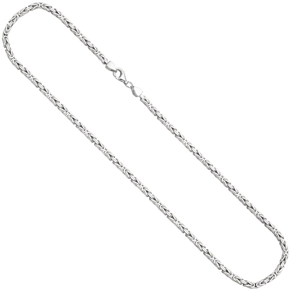 Königskette 925 Sterling Silber 3,1 mm 55 cm Kette Halskette Silberkette