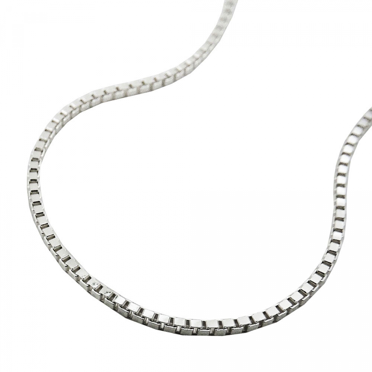 Kette 1mm Venezianerkette glänzend Silber 925 38cm