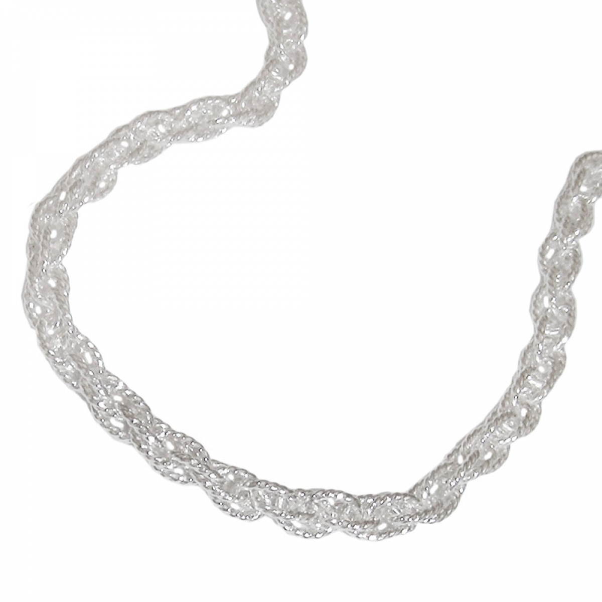 Kette 3mm Doppelankerkette Silber 925 50cm