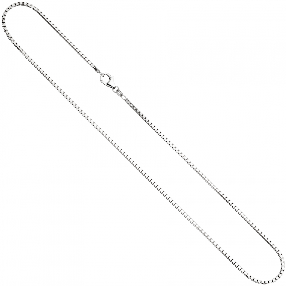 Venezianerkette 925 Silber 1,8 mm 60 cm Halskette Kette Silberkette Karabiner