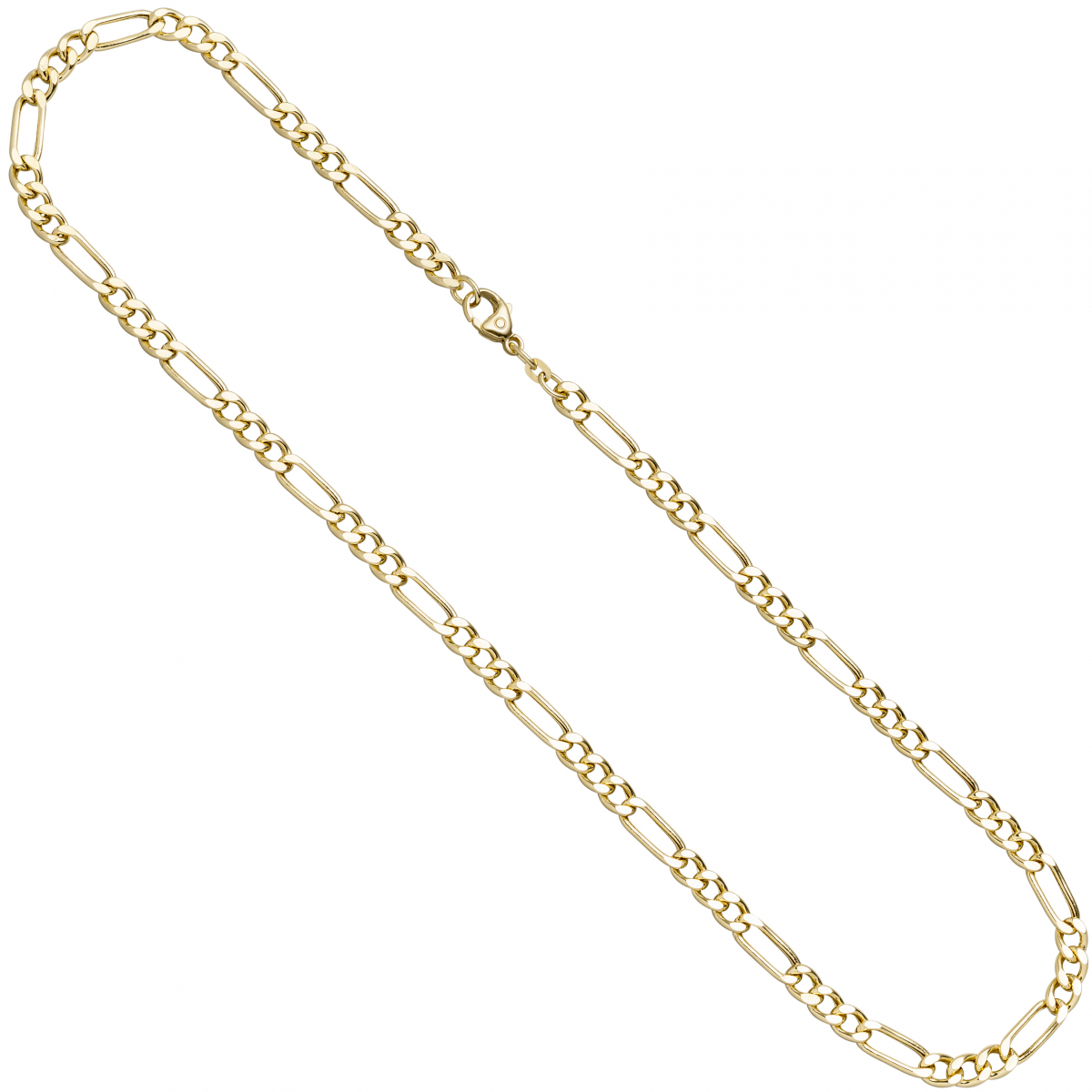 Figarokette 333 Gelbgold 2,8 mm 42 cm Gold Kette Halskette Goldkette Karabiner