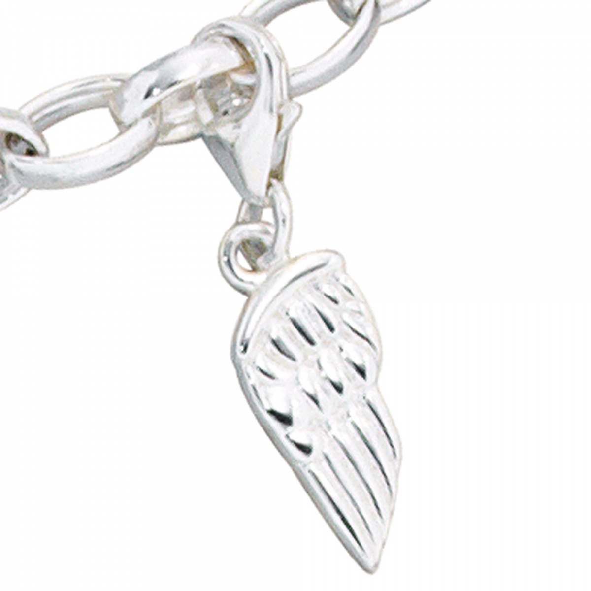 Einhänger Charm Flügel Engelsflügel 925 Sterling Silber