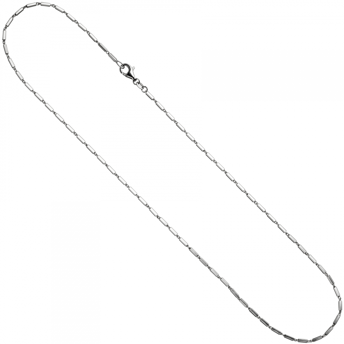 Gliederkette 925 Silber 1,4 mm 50 cm Halskette Kette Silberkette Karabiner